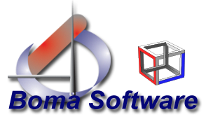 Boma Software. Logo. Progettazione e Realizzazione software. Siti e-commerce e siti internet per aziende. Assistenza Informatica