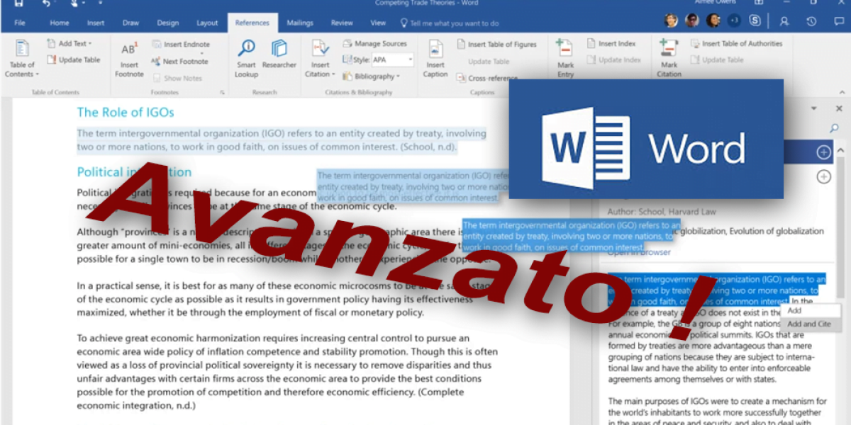 Corso di Word Avanzato. Microsoft Word è un prodotto Microsoft